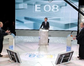 Primer debate electoral en A3: con «educación», discutieron sobre el mantenimiento de la «despensa»