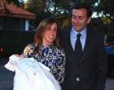 Ana Aznar y Alejandro Agag celebran el bautizo de su 3º hijo, Pelayo